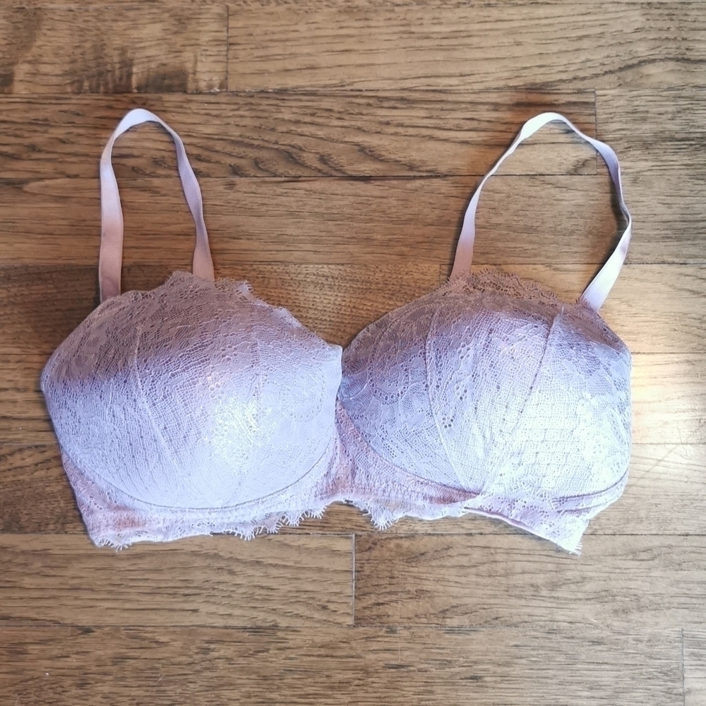 𝅺VICTORIA'S Secret Bra Dream Angels Lilac Bralette 34DDD 34F *
